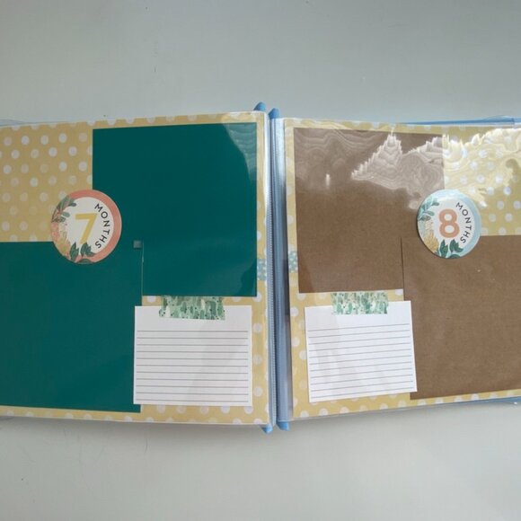 8x8 Baby Boy Premade Scrapbook, Baby Shower Gift, Christmas Gift for New Mom - Picture 12 of 15